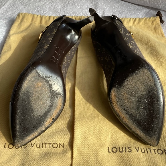 Louis Vuitton signatures design pumps - Picture 8 of 10